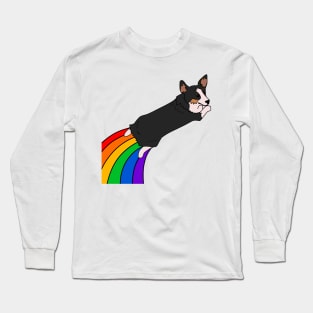 Rainbow Corgi Long Sleeve T-Shirt